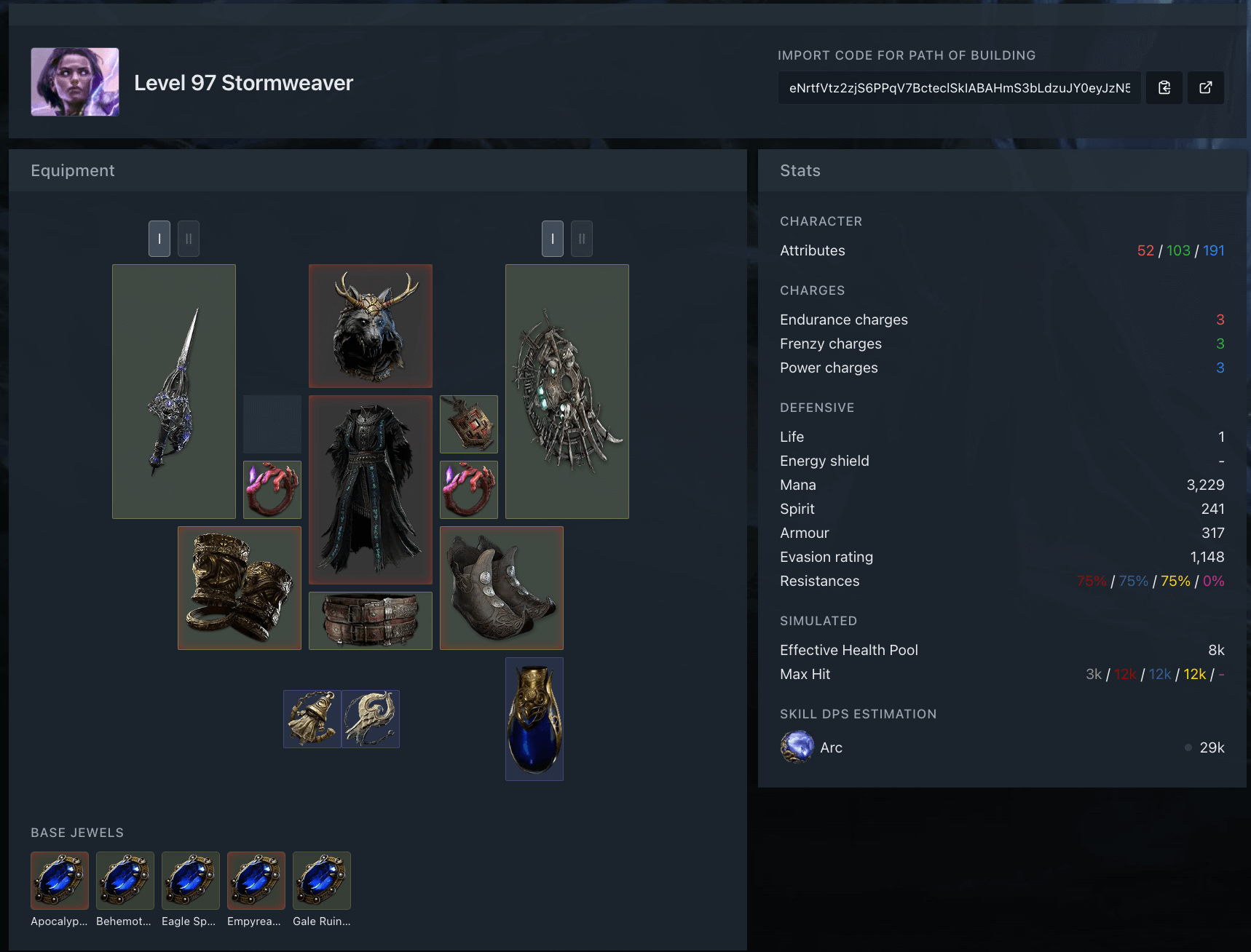 [POE2] 번개주입 스톰위버 빌드