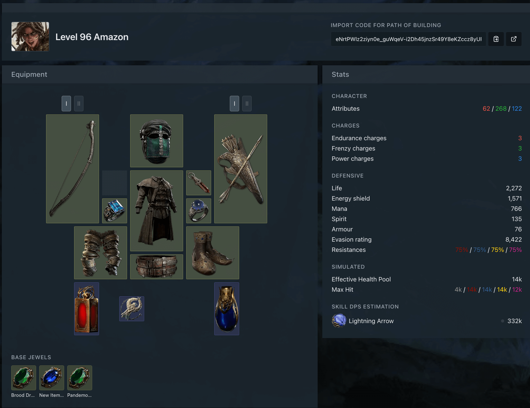 [POE2] 데드아이 번개화살 빌드