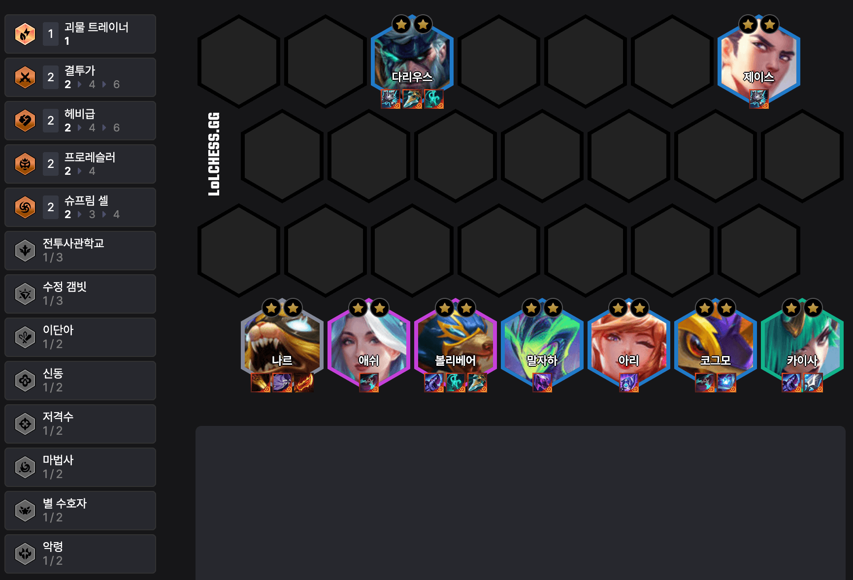 롤토체스 유물별 챔피언 덱 공략 TFT