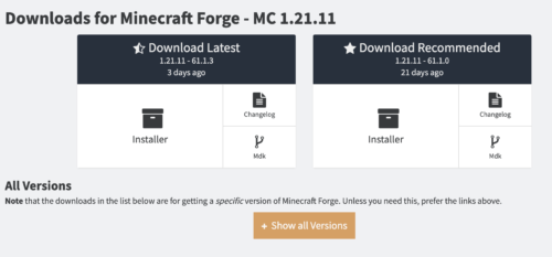 마인크래프트 포지